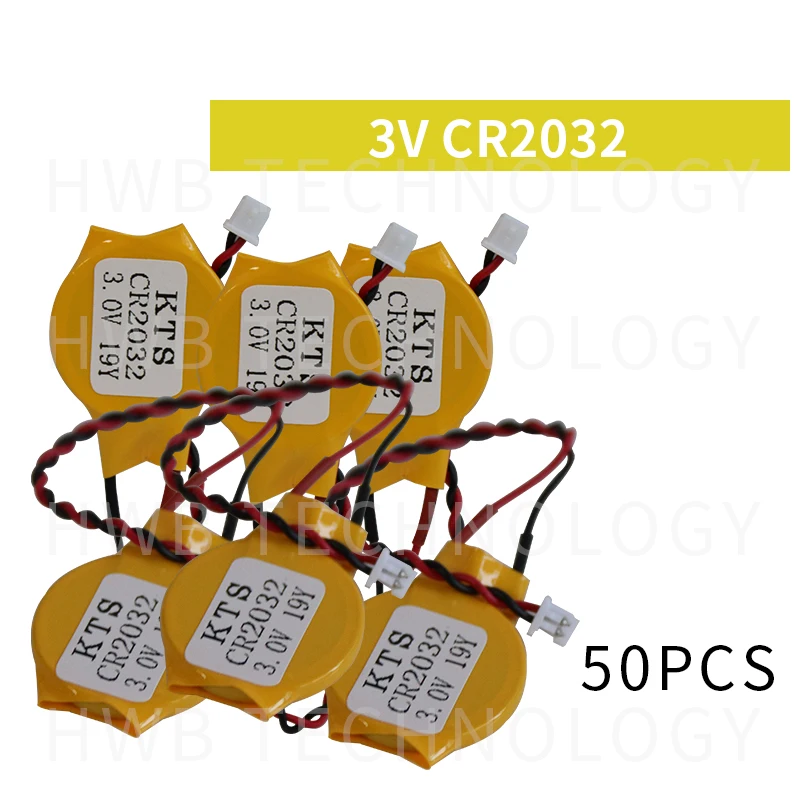 50 шт./лот оригинальный KTS CR2032 CR2032W 3V литиевая батарея для компьютера сделано в