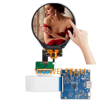 Wisecoco mipi control board tft circular screen 3.4 inch 800*800 round lcd display capacitive touch screen for Raspberry pi
Wisecoco mipi control board tft circular screen 3.4 inch 800*800 round lcd display capacitive touch screen for Raspberry pi