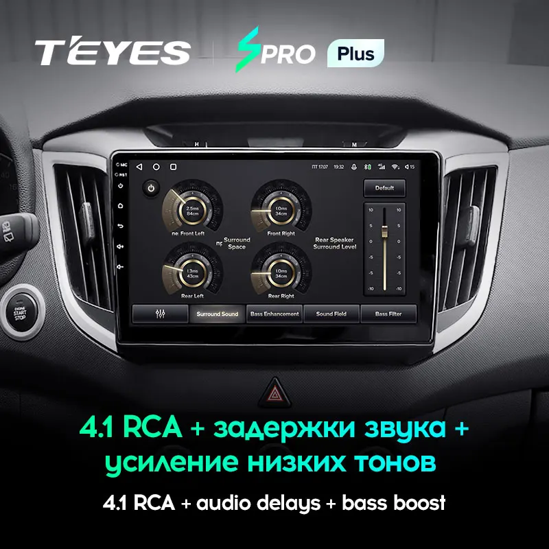 TEYES SPRO Plus Штатная магнитола For Хендай Крета GS Hyundai Creta IX25 2015 2016 2017 2018 2019 Android 10 до 8