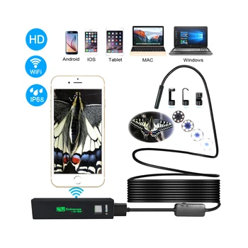 IP68 waterproof WiFi Endoscopic camera USB Android Camera Endoscope 1600*1200 8mm Micro Inspection Video Snake Borescope Tube
IP68 waterproof WiFi Endoscopic camera USB Android Camera Endoscope 1600*1200 8mm Micro Inspection Video Snake Borescope Tube