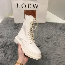 Women's Chunky Low Heels Boots Lace Up Back Zipper 2022 Autumn Trend Design for Females Black White Classic Motorcycle Boots
Women's Chunky Low Heels Boots Lace Up Back Zipper 2022 Autumn Trend Design for Females Black White Classic Motorcycle Boots