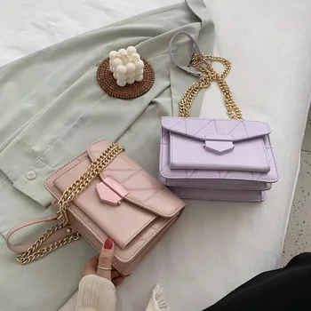 New Korean Version Of The Net Red Wild Shoulder/Crossbody Bag Chain Women Handbags Pu Leather Shoulder Messenger Bags 
New Korean Version Of The Net Red Wild Shoulder/Crossbody Bag Chain Women Handbags Pu Leather Shoulder Messenger Bags