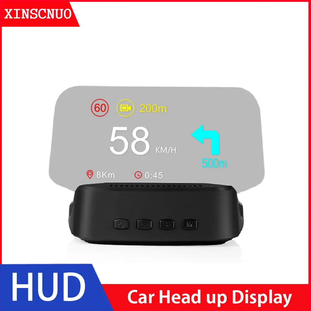 Car HUD Head Up Display GPS Navigation OBD2 Head-Up Display Universal Scanner On-board Computer Bluetooth Speedometer Projection
Car HUD Head Up Display GPS Navigation OBD2 Head-Up Display Universal Scanner On-board Computer Bluetooth Speedometer Projection