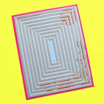 Cutting dies A2 Piercing Rectangle Scrapbook DIY Craft Metal Stencil Surprise Creation dies
Cutting dies A2 Piercing Rectangle Scrapbook DIY Craft Metal Stencil Surprise Creation dies