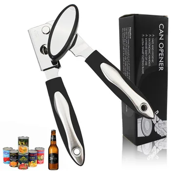 Can Opener Manual Smooth Edge Stainless Steel Jar Opener Beer Opener Kitchen Tools Handheld Bottle Tin Opener Safety for Seniors
Can Opener Manual Smooth Edge Stainless Steel Jar Opener Beer Opener Kitchen Tools Handheld Bottle Tin Opener Safety for Seniors