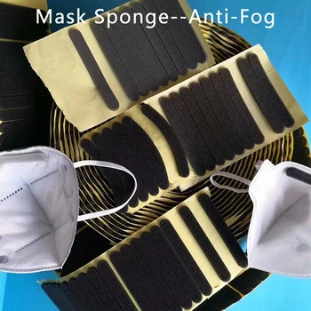 60pcs Mouth Mask Nose Bridge Pad Comfortable Memory Foam Sponge Protection Strip With Double-Sided Adhesive Tape 
60pcs Mouth Mask Nose Bridge Pad Comfortable Memory Foam Sponge Protection Strip With Double-Sided Adhesive Tape