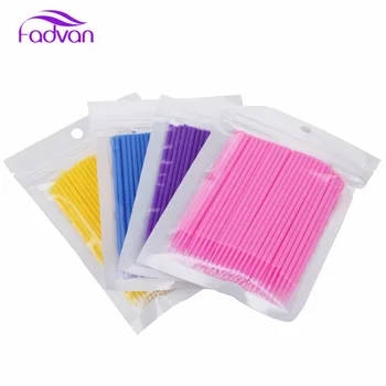 Fadvan 100pcs/Bag Disposable Makeup Eyelashes Brushes Micro Mascara Brush Eyelash Extension Individual Lash Removing Tools 
Fadvan 100pcs/Bag Disposable Makeup Eyelashes Brushes Micro Mascara Brush Eyelash Extension Individual Lash Removing Tools