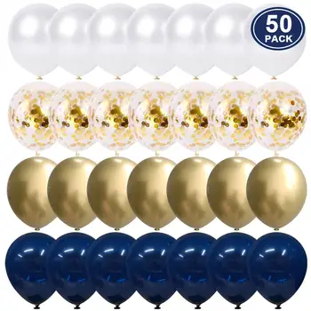 50pcs 12 inch Metallic Gold White Pearl Balloons Baby Shower Wedding Birthday Party Navy Blue Gold Confetti Ballon Decor Kid 
50pcs 12 inch Metallic Gold White Pearl Balloons Baby Shower Wedding Birthday Party Navy Blue Gold Confetti Ballon Decor Kid