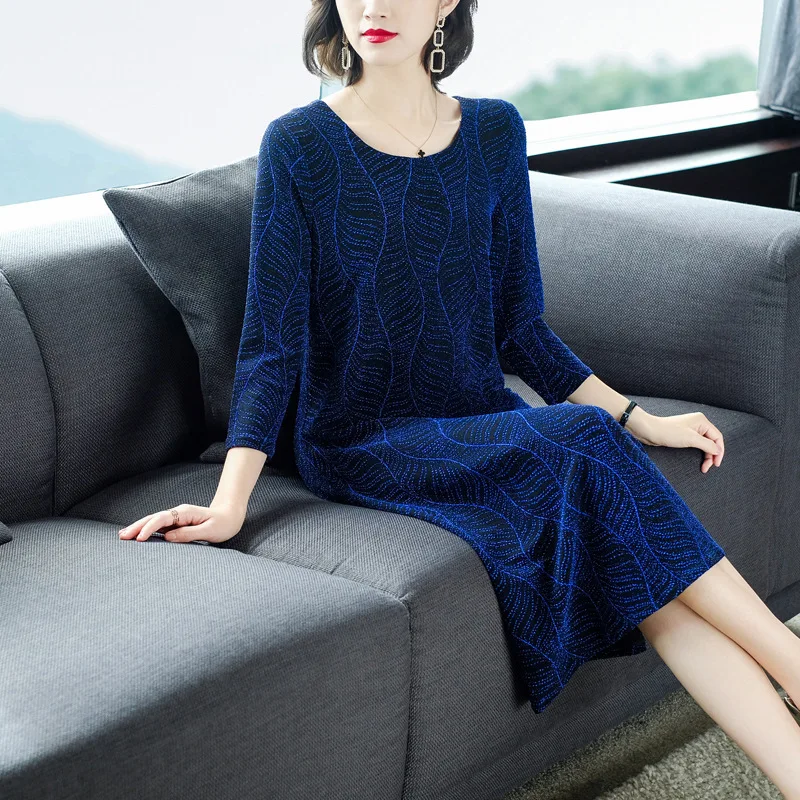 2019 Autumn New Style Large Mayang Elegant Kuotaitai Belly Covering Skirt Slimming by Age Fat Women Chiffon Dress
2019 Autumn New Style Large Mayang Elegant Kuotaitai Belly Covering Skirt Slimming by Age Fat Women Chiffon Dress