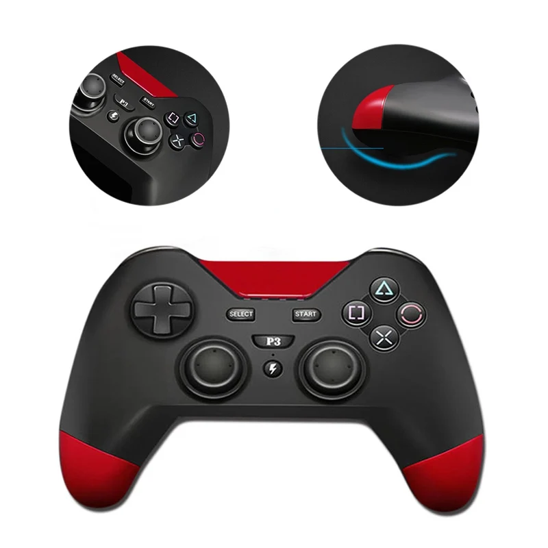 Portable Wireless Bluetooth Gamepads For PS3 Gaming Controller SIXAXIS and Vibration for Playstation 3 PC Video Games | Электроника