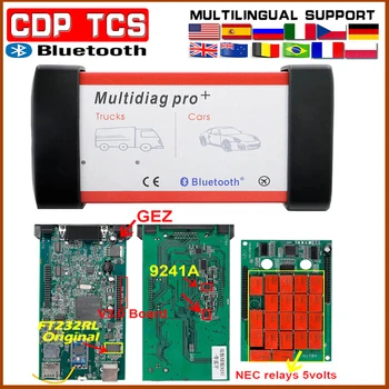 

NEWEST CDP TCS Multidiag Pro+ OBD2 Bluetooth V3.0 NEC relays 2016 for car/truck OBD2 Diagnostic tool code reader obd2 scanner