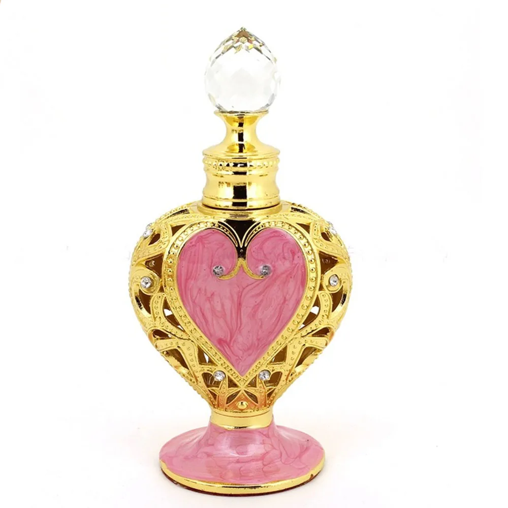 12ml Crystal Metal Perfume Bottle Purple Heart Glass Vintage Empty Storage Bottles Essential Oil Collectible Dispenser Gifts
12ml Crystal Metal Perfume Bottle Purple Heart Glass Vintage Empty Storage Bottles Essential Oil Collectible Dispenser Gifts