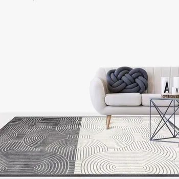 Big size modern style geometric carpet , INS popular home decoration floor mat, decoration villa rug in gray color
Big size modern style geometric carpet , INS popular home decoration floor mat, decoration villa rug in gray color