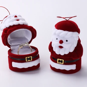 Christmas Santa Claus Flannel Jewelry Ring Box Creative Gift Ring Box Jewelry Earrings Storage Box
Christmas Santa Claus Flannel Jewelry Ring Box Creative Gift Ring Box Jewelry Earrings Storage Box