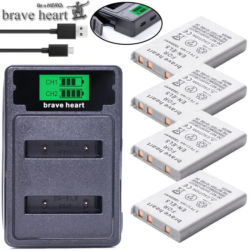 EN-EL5 ENEL5 En El5 Li-ion Rechargeable Battery pack For Nikon Camera Coolpix P80 P90 P100 P500 P510 P520 camera accessories
EN-EL5 ENEL5 En El5 Li-ion Rechargeable Battery pack For Nikon Camera Coolpix P80 P90 P100 P500 P510 P520 camera accessories