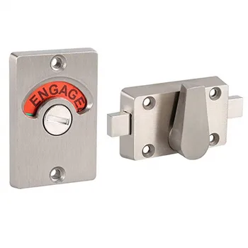 Door Lock Indicator Bolt Vacant Engaged Bathroom WC Public Restroom Toilet Privacy Partition Door Latch Indicating Lock
Door Lock Indicator Bolt Vacant Engaged Bathroom WC Public Restroom Toilet Privacy Partition Door Latch Indicating Lock