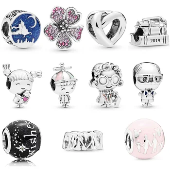 Silver Color Charm Beads Personality Pendant Suitable For Women Pandora Charms Bracelet DIY Jewelry Making
Silver Color Charm Beads Personality Pendant Suitable For Women Pandora Charms Bracelet DIY Jewelry Making