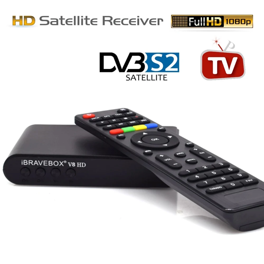 Спутниковый ТВ-приемник iBRAVEBOX V8 Full HD 1080P цифровой H.264 DVB-S2 USB Wifi MT7601 спутниковый