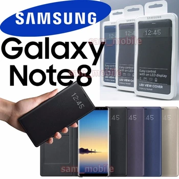 Original Samsung Galaxy Note 8 LED Case Smart View Wallet Flip Cover EF-NN950PBEGUS Auto Sleep Standing Wallet Leather Cover
Original Samsung Galaxy Note 8 LED Case Smart View Wallet Flip Cover EF-NN950PBEGUS Auto Sleep Standing Wallet Leather Cover