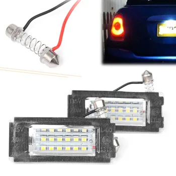 for 2006-2014 second gen MKII MINI Cooper R56 R57 R58 R59 models w/ standard halogen lights LED License Plate Number Light Lamp
for 2006-2014 second gen MKII MINI Cooper R56 R57 R58 R59 models w/ standard halogen lights LED License Plate Number Light Lamp
