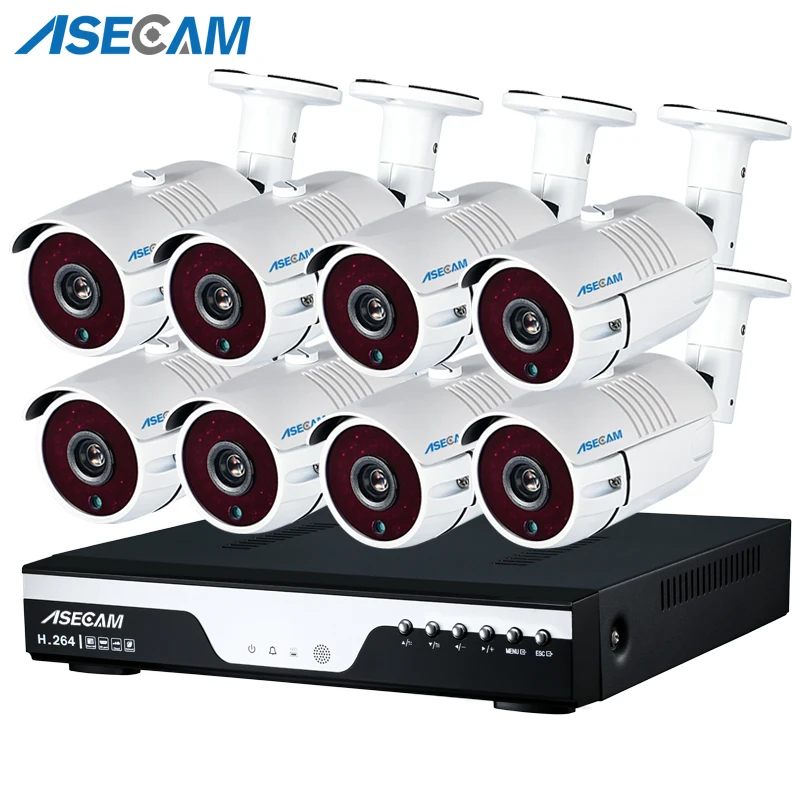 8CH NVR 48V POE 1080P CCTV System 2MP HD Network Camera Weatherproof Vandalproof Motion Detection Security Camera System
8CH NVR 48V POE 1080P CCTV System 2MP HD Network Camera Weatherproof Vandalproof Motion Detection Security Camera System