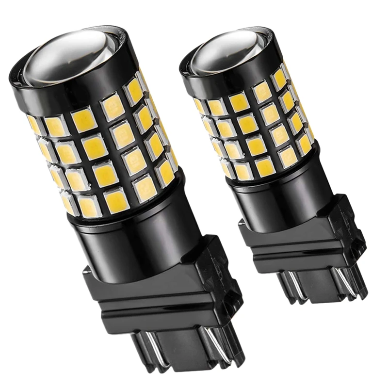 3157 3156 4057 Led Reverse Backup Bulb Extremely Bright 52 Smd 3030/2835 Chipsets Back Up Stop Tail Light Lamp Bulbs Replacement |