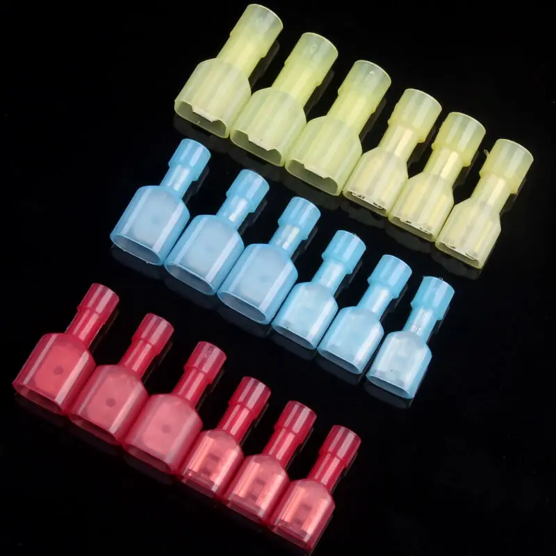 240pcs Insulated Assortment Electrical Crimp Wire Connectors Terminals Spade Kit Plastic Boxes For Easy Access
240pcs Insulated Assortment Electrical Crimp Wire Connectors Terminals Spade Kit Plastic Boxes For Easy Access