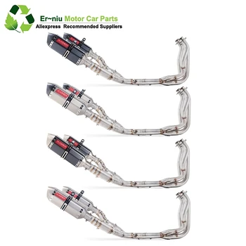 Free Shipping Motorcycle Full Exhaust Escape System Modified Link Contact middle pipe Round Muffler for kawasaki Z1000 2010-2017 
Free Shipping Motorcycle Full Exhaust Escape System Modified Link Contact middle pipe Round Muffler for kawasaki Z1000 2010-2017