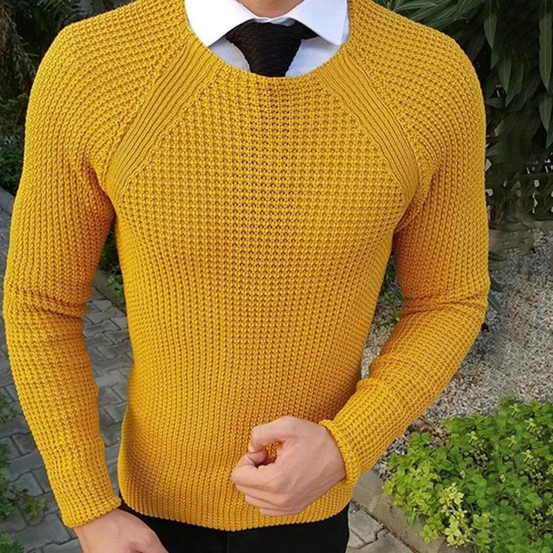 Fashion Men Sweaters 2021 New Long Sleeve Solid Color Knitted Sweater Round Neck Pullover Men Casual Men Clothing
Fashion Men Sweaters 2021 New Long Sleeve Solid Color Knitted Sweater Round Neck Pullover Men Casual Men Clothing