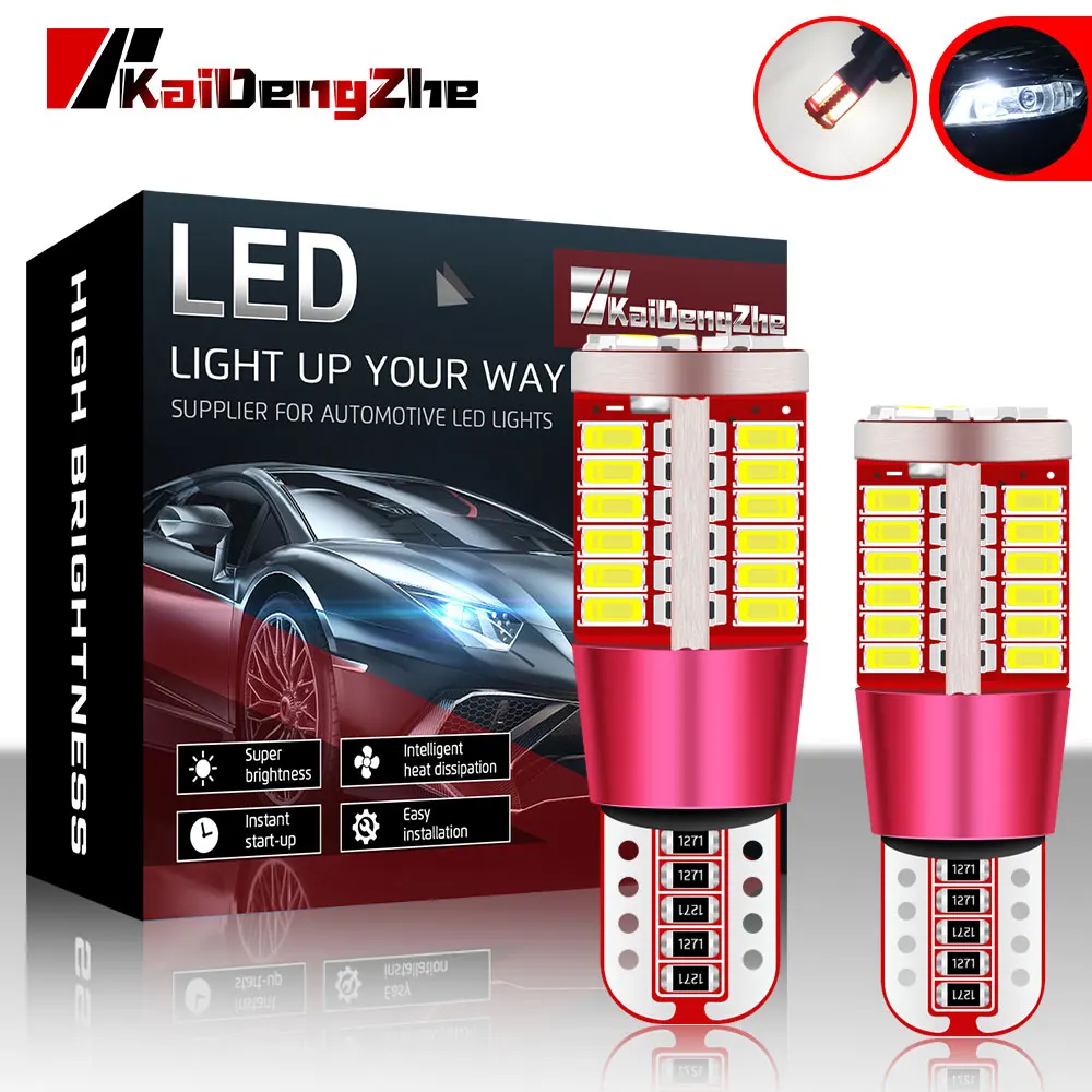 4Pcs W5W T10 LED Canbus 168 194 Bulb 3014 57SMD Car Side Marker Light License Plate Lamp White 12V 6000K For Car LED Lighting
4Pcs W5W T10 LED Canbus 168 194 Bulb 3014 57SMD Car Side Marker Light License Plate Lamp White 12V 6000K For Car LED Lighting