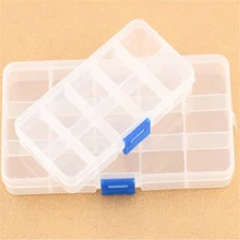 10/15 Compartment Grids Slots Jewelry Organizer Pill Case Adjustable Storage Containers Plastic Box for Nail Art Beads Display
10/15 Compartment Grids Slots Jewelry Organizer Pill Case Adjustable Storage Containers Plastic Box for Nail Art Beads Display