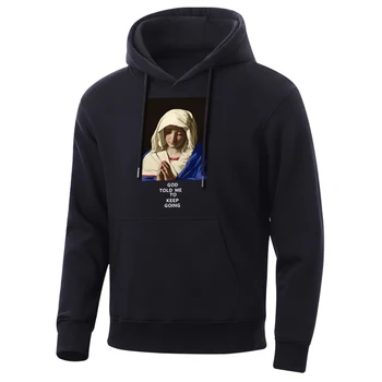 Virgin Mary Men'S Hoodie God Told Me To Keep Going Sweatshirt Mens 2020 Spring Autumn Warm Hoodies Fashion Men Sweatshirts
Virgin Mary Men'S Hoodie God Told Me To Keep Going Sweatshirt Mens 2020 Spring Autumn Warm Hoodies Fashion Men Sweatshirts