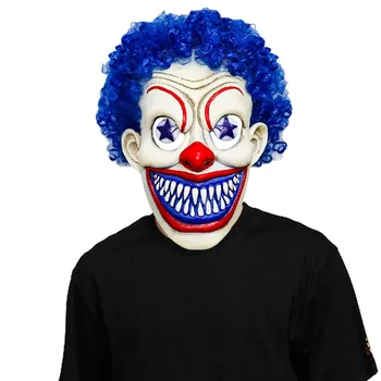 Halloween Punk Clown Latex Masks Comfortable And Soft Funny Suitable For Halloween Party Decor Prop Fits Adult And Teens/
Halloween Punk Clown Latex Masks Comfortable And Soft Funny Suitable For Halloween Party Decor Prop Fits Adult And Teens/