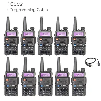 10 PCS BAOFENG UV-5R Two Way Radio Black Ham Amateur Walkie Talkie Dual Band VHFUHF 136-174 / 400-520MHz 
10 PCS BAOFENG UV-5R Two Way Radio Black Ham Amateur Walkie Talkie Dual Band VHFUHF 136-174 / 400-520MHz