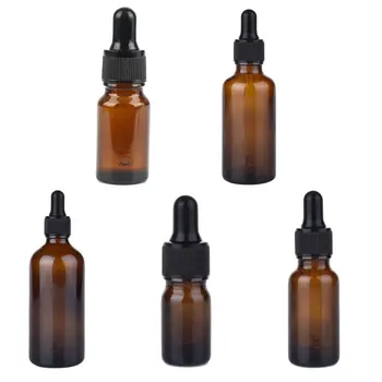 5Pcs 5/10/20/50/100ml Essential Oil Amber Glass Dropper Bottles Sample Vials Perfume Empty Refillable Jars Cosmetic Container fo
5Pcs 5/10/20/50/100ml Essential Oil Amber Glass Dropper Bottles Sample Vials Perfume Empty Refillable Jars Cosmetic Container fo
