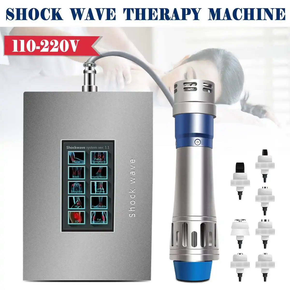 110-220V Health Care Treatment Pain Erectile Dysfunction Shock wave Machine Massage Pain Relief
110-220V Health Care Treatment Pain Erectile Dysfunction Shock wave Machine Massage Pain Relief