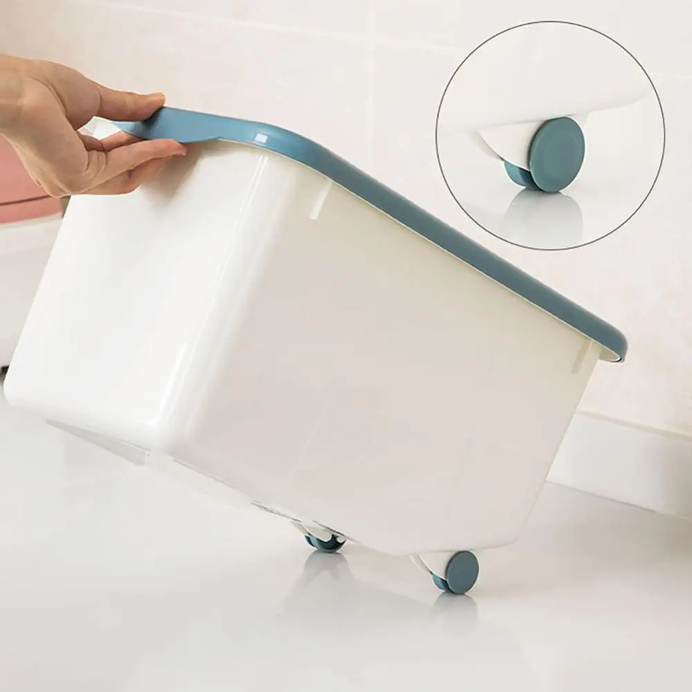 Plastic Sealed Moisture-proof Storage Box Kitchen Grain Rice Container Large Grain Containers Push Cover With 2 Wheels
Plastic Sealed Moisture-proof Storage Box Kitchen Grain Rice Container Large Grain Containers Push Cover With 2 Wheels