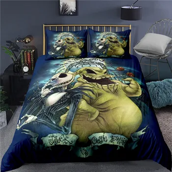 Cartoon The Nightmare Before Christmas Bedding Set Duvet Cover Set Boy Girl Home Bed Linen Set Halloween Gift Bed Set Pillowcase
Cartoon The Nightmare Before Christmas Bedding Set Duvet Cover Set Boy Girl Home Bed Linen Set Halloween Gift Bed Set Pillowcase