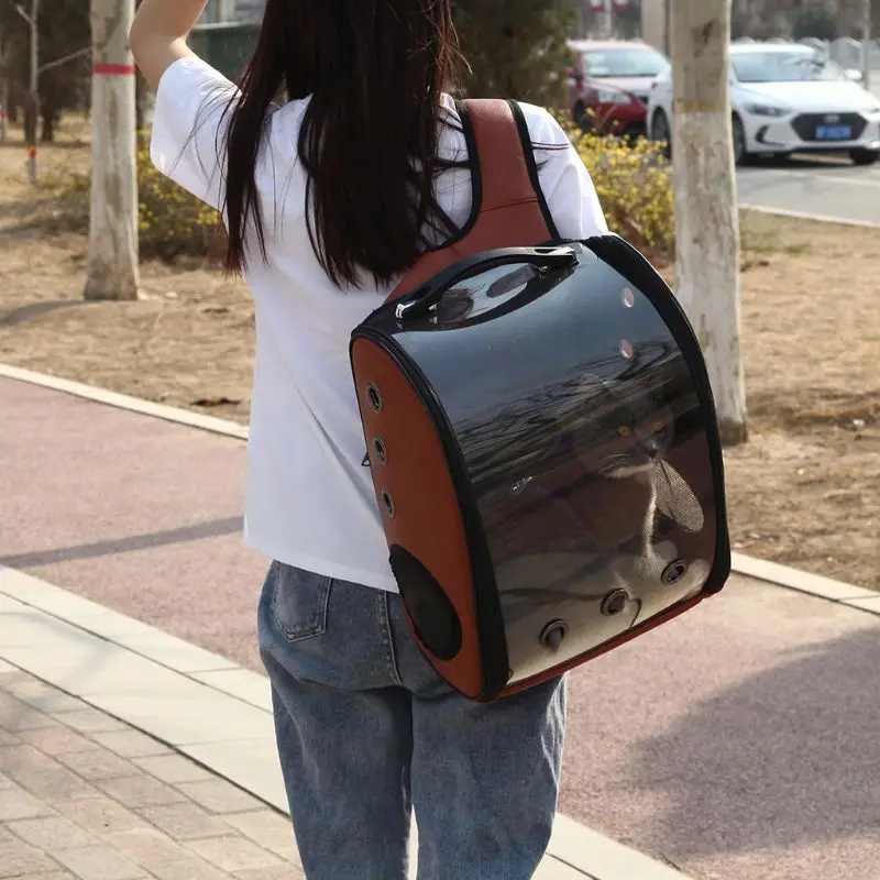 Cat Backpack Carrier Portable Traveler for Pet Small Dog with Space Transparent Vision Cushion-Mat
Cat Backpack Carrier Portable Traveler for Pet Small Dog with Space Transparent Vision Cushion-Mat