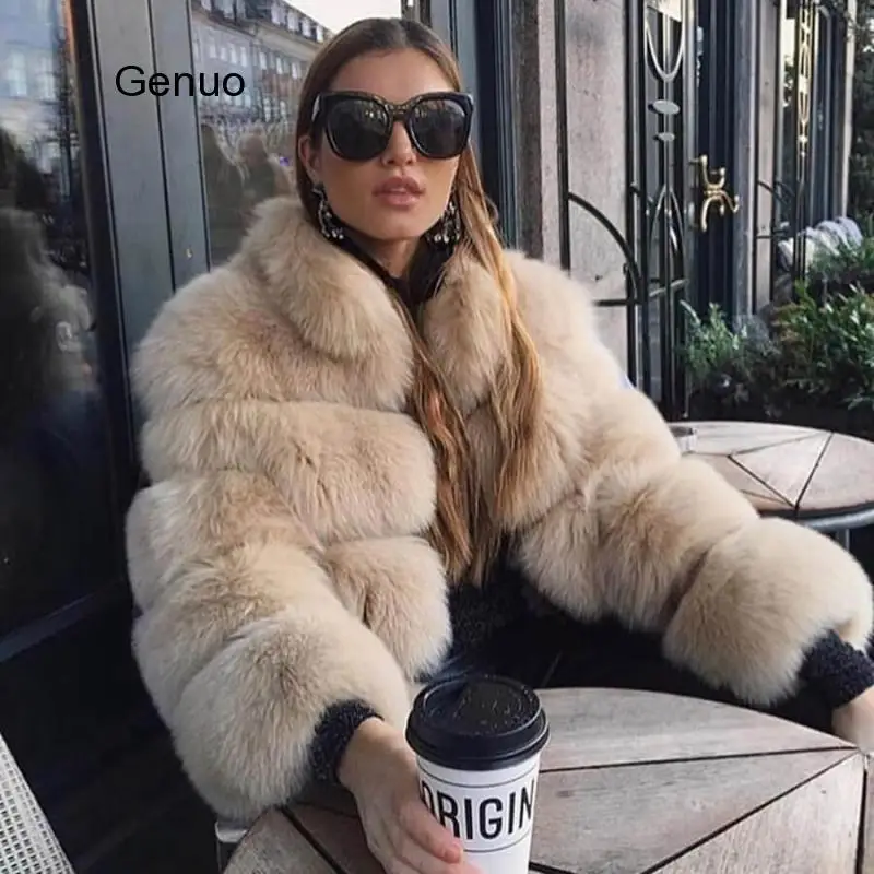Шуба из искусственного лисьего меха, зимняя женская куртка с меховым воротником, однотонная верхняя одежда, 2020
Шуба из искусственного лисьего меха, зимняя женская куртка с меховым воротником, однотонная верхняя одежда, 2020