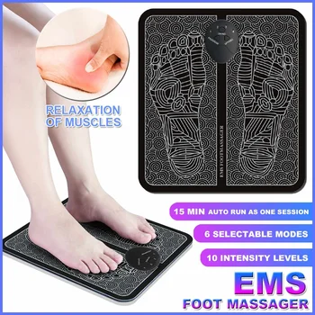 USB Electric EMS Foot Muscle Massage-Pulse 6Modes Massager Foot Mat for Promoting Blood Circulation Relaxing Pressure Muscle
USB Electric EMS Foot Muscle Massage-Pulse 6Modes Massager Foot Mat for Promoting Blood Circulation Relaxing Pressure Muscle