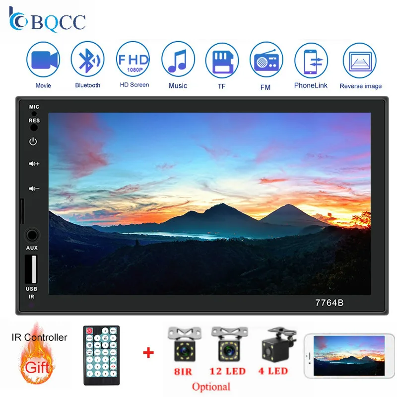Car Radio 7 Inch Touch MirrorLink Android Player 2 Din MP5 Autoradio Bluetooth Rear View Camera Tape Recorder
Car Radio 7 Inch Touch MirrorLink Android Player 2 Din MP5 Autoradio Bluetooth Rear View Camera Tape Recorder