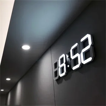 3D LED digital wall clock alarm clock date temperature automatic backlight desktop home decoration shelf wall clock
3D LED digital wall clock alarm clock date temperature automatic backlight desktop home decoration shelf wall clock