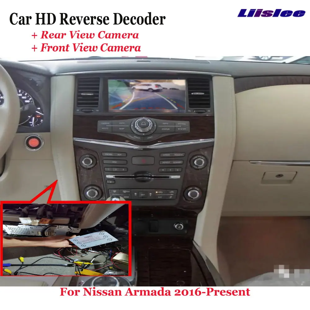 For Nissan Patrol/Armada GTR Y62 2010-2022 Car DVR Rearview Front Camera Reverse Image Decoder Original Screen Upgrade
For Nissan Patrol/Armada GTR Y62 2010-2022 Car DVR Rearview Front Camera Reverse Image Decoder Original Screen Upgrade