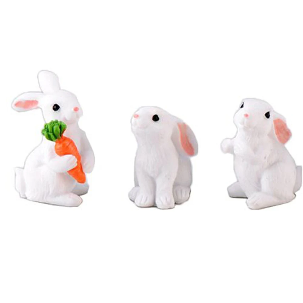 Mini Bunny Figurines Rabbit Miniature Bonsai Craft For DIY Landscaping Resin Cute lifelike
Mini Bunny Figurines Rabbit Miniature Bonsai Craft For DIY Landscaping Resin Cute lifelike