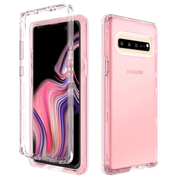 Clear 3 in 1 Bumper case for Samsung Galaxy S10 Hard Clear PC Covers Shockproof Protector Absorption Case for Samsung S10
Clear 3 in 1 Bumper case for Samsung Galaxy S10 Hard Clear PC Covers Shockproof Protector Absorption Case for Samsung S10