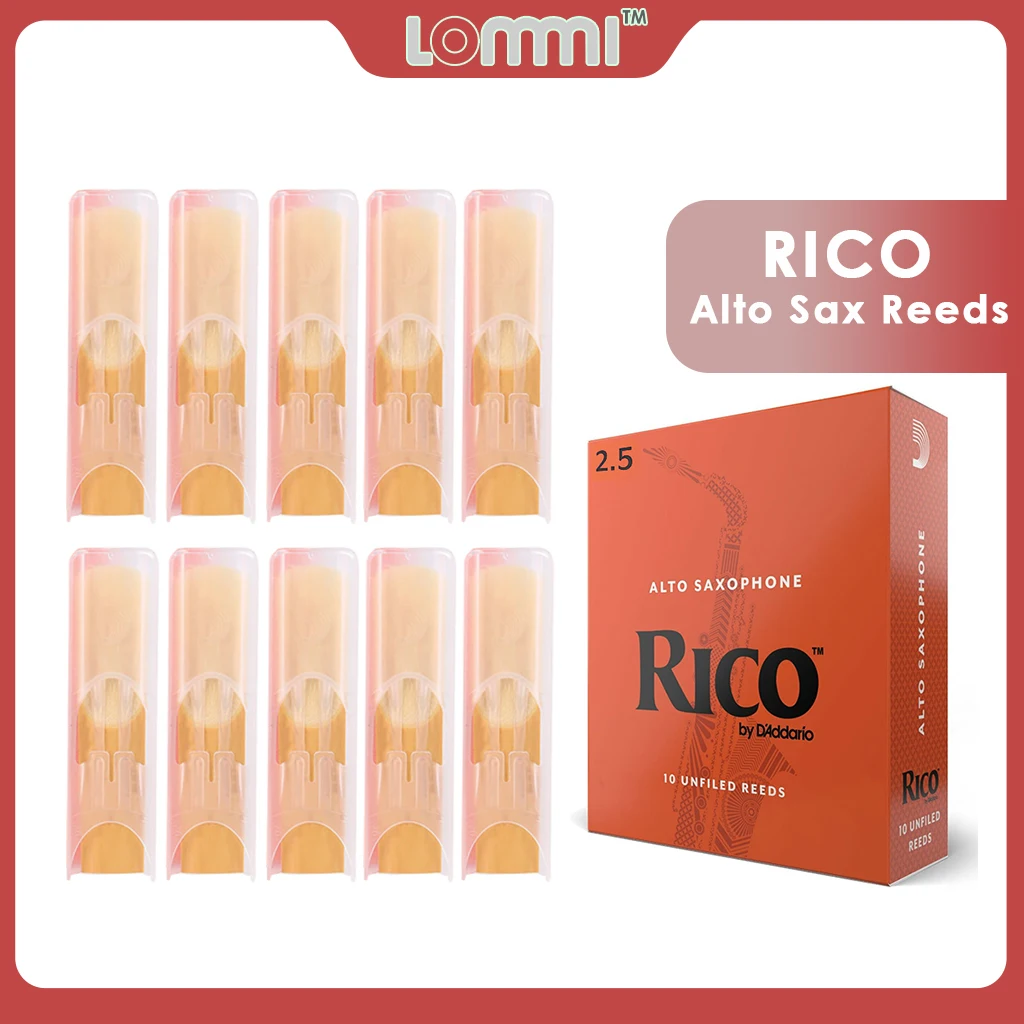 LOMMI Alto Sax Saxophone Reeds RICO REEDS Alto Saxphone 10 Reeds Eb Alto Sax Classic Eb Alto Sax Classic By D'Addario Accessory
LOMMI Alto Sax Saxophone Reeds RICO REEDS Alto Saxphone 10 Reeds Eb Alto Sax Classic Eb Alto Sax Classic By D'Addario Accessory