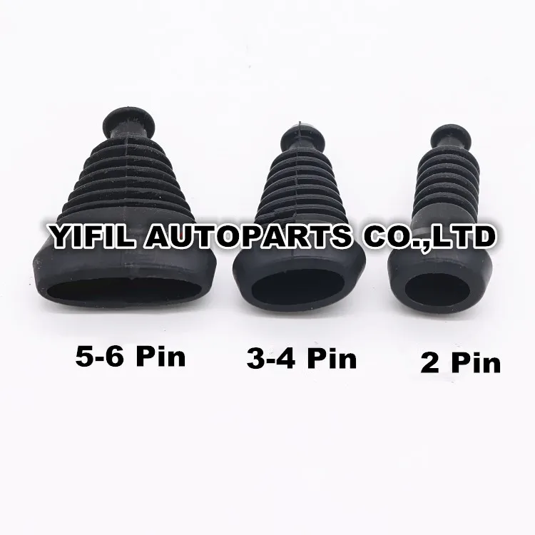 100 шт./лот 2 3 4 5 6 Way/Pin Superseal AMP/Tyco резиновые водонепроницаемые сапоги/соединители