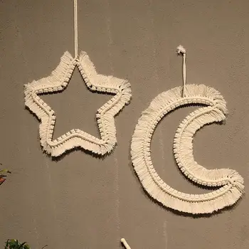 Hand-woven Cotton Tapestry Star Star Wall Hanging Tassel Pendant Room Decor Christmas Party
Hand-woven Cotton Tapestry Star Star Wall Hanging Tassel Pendant Room Decor Christmas Party