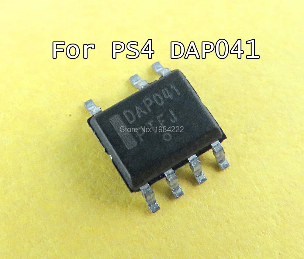 For Sony Playstation 4 Replacement DAP041 SOP7 IC Chip for PS4 Controller LCD Screen Power Supply Control IC
For Sony Playstation 4 Replacement DAP041 SOP7 IC Chip for PS4 Controller LCD Screen Power Supply Control IC
